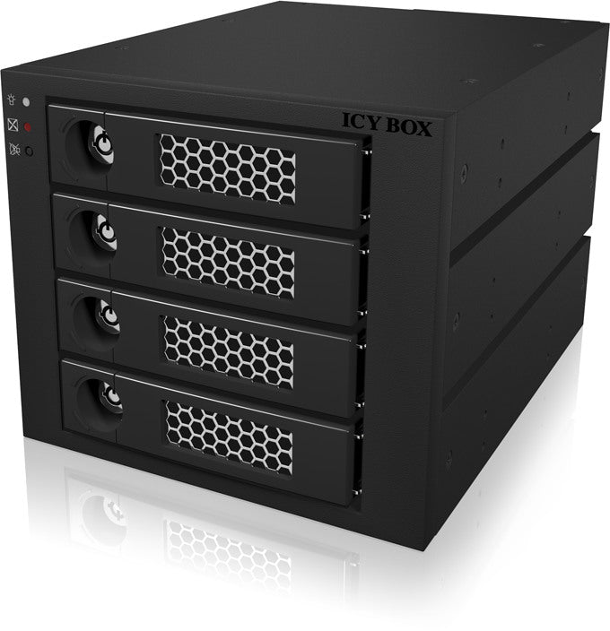 ICY BOX Backplane, 4x 3,5" oder 2,5" IB-554SSK HDD für 3x5,25" Schacht