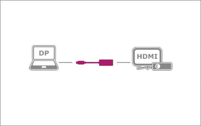 ICY BOX DisplayPort 1.2 IB-AC508a zu HDMI Adapter