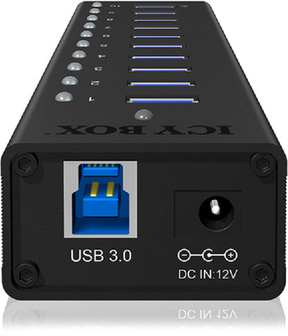 ICY BOX 10-Port USB 3.0 Hub IB-AC6110