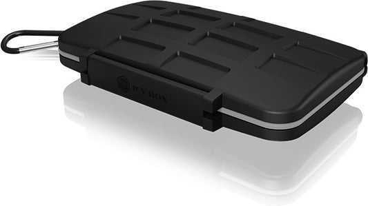 ICY BOX Schutzbox für SD (x8) IB-AC620-CR microSD (x16) + CF(x4) Karten