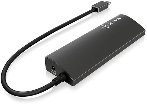 ICY BOX USB Type-C Hub IB-AC6405-C 4x USB 3.0 Typ A Anthrazite