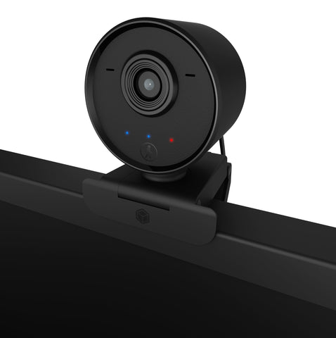 ICY BOX Full HD Webcam mit FB und IB-CAM502-HD KI Autotracking & 350°