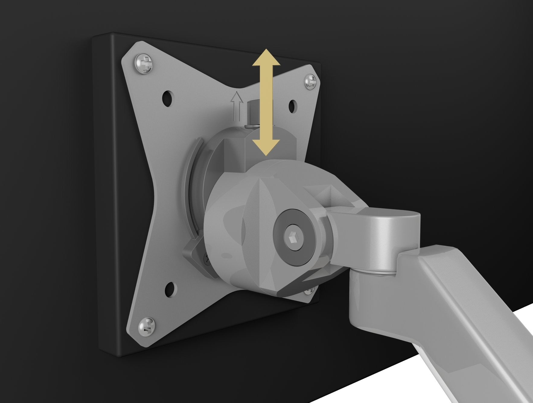 ICY BOX Monitor Stand for 1 Monitor IB-MS513-TSS up to 32" sil/wht