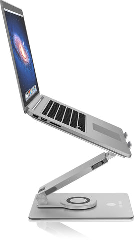 ICY BOX Rotatable and fully adjustable IB-NH400-R notebook stand silver