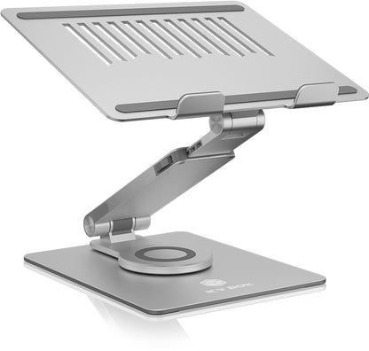 ICY BOX Rotatable and fully adjustable IB-NH400-R notebook stand silver