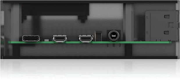 ICY BOX Gehäuse für Raspberry Pi 4, IB-RP108 Alu. Deckel/boden Acrylrahmen