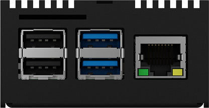 ICY BOX Gehäuse für Raspberry Pi 4, IB-RP111 Aluminiumgehäuse