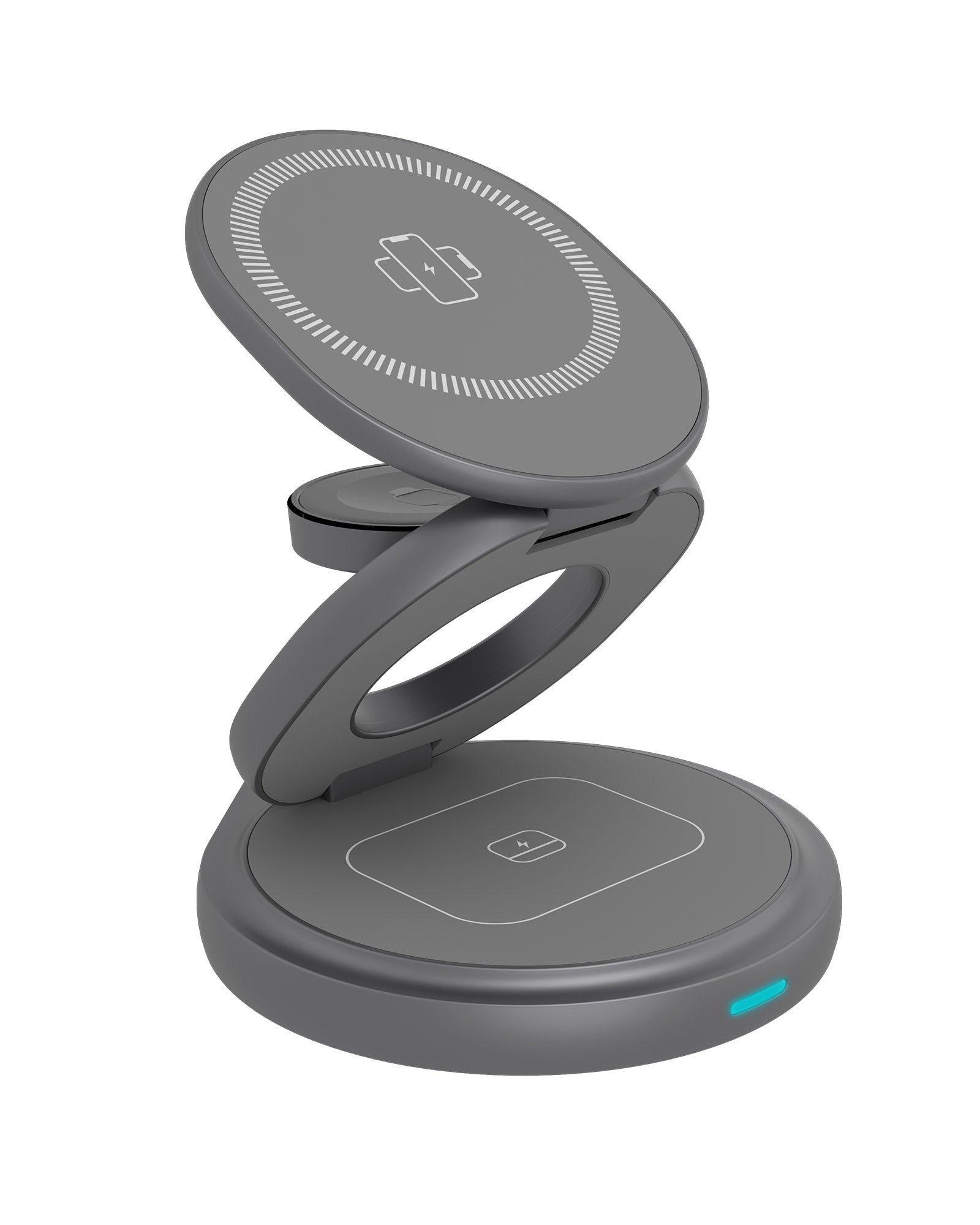 ICY BOX 3in1 Wireless Charging Stand IB-SH101-CH up to 15W, USB-C