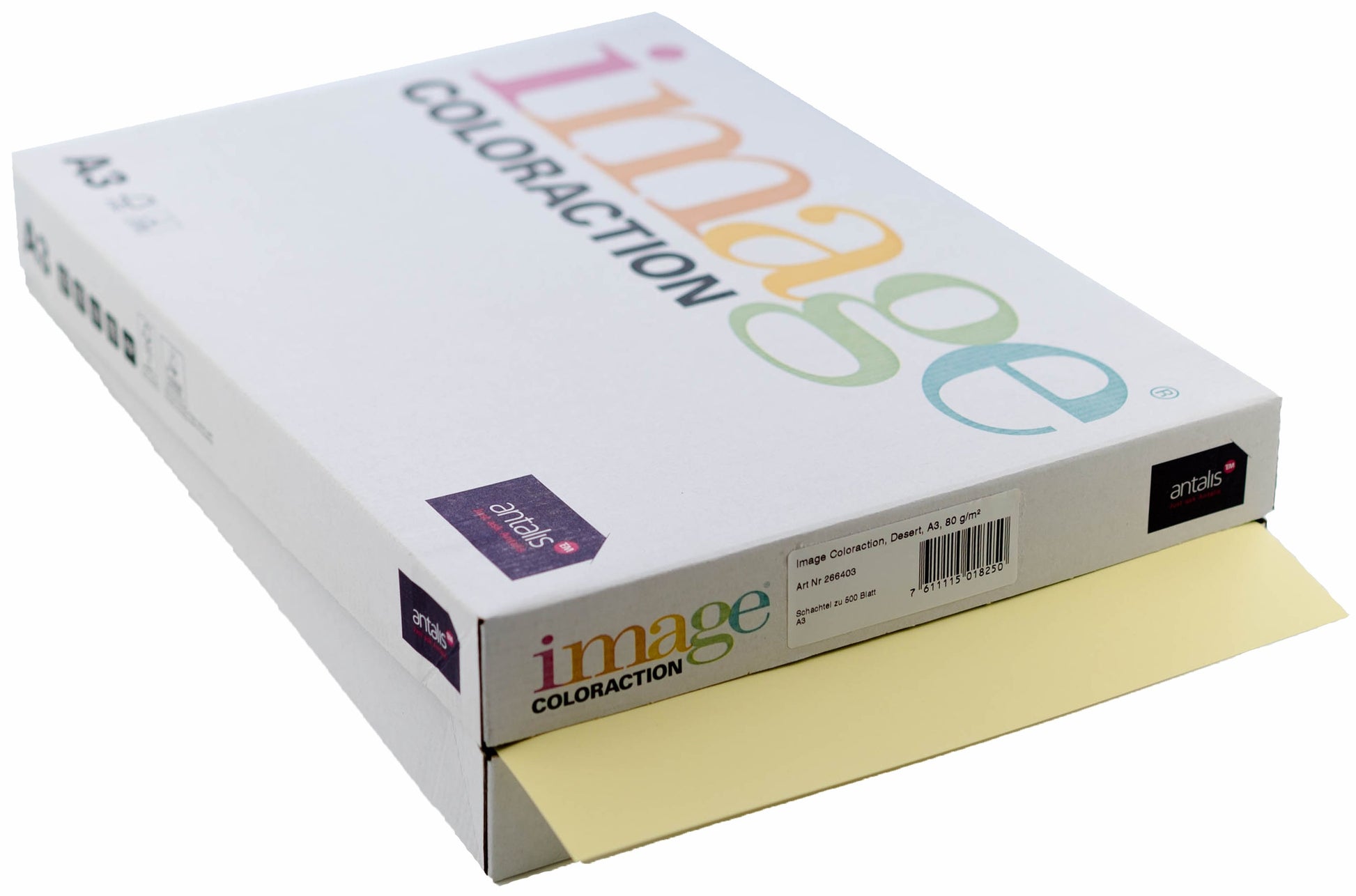 IMAGE COLORACTION Kopierpapier Desert A3 266403 80g, gelb 500 Blatt