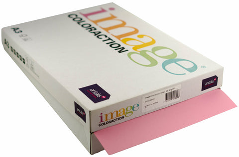 IMAGE COLORACTION Kopierpapier Coral A3 266421 80g, rosa 500 Blatt