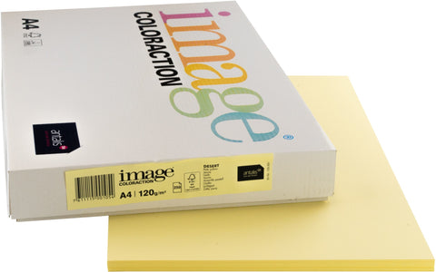 IMAGE COLORACTION Kopierpapier Desert A4 266644 120g, gelb 250 Blatt