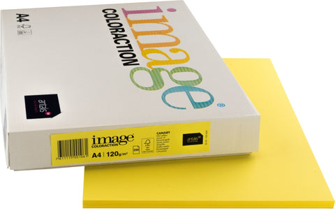 IMAGE COLORACTION Kopierpapier Canary A4 266647 kanariengelb, 120g 250 Blatt