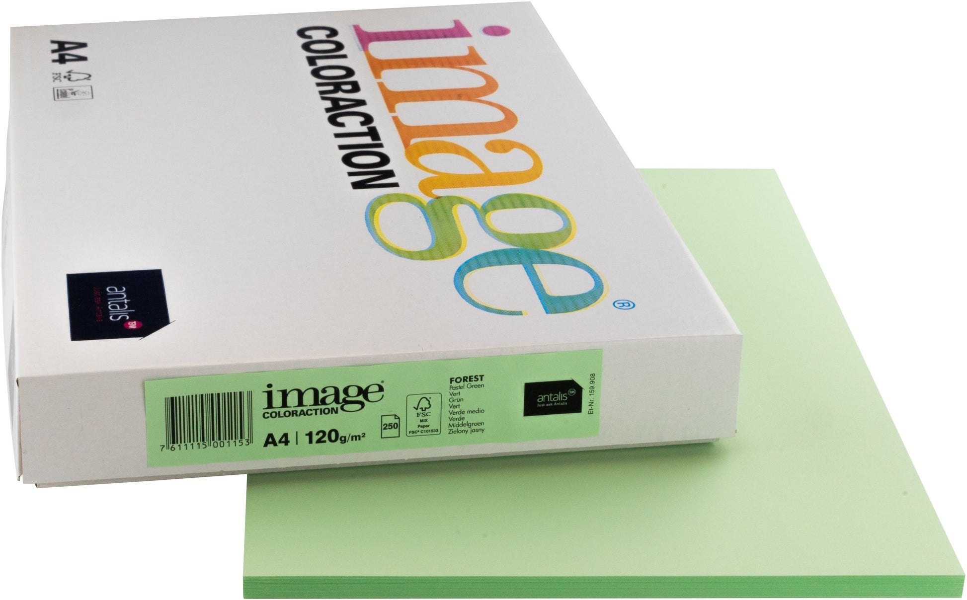 IMAGE COLORACTION Kopierpapier Forest A4 266689 120g, grün 250 Blatt