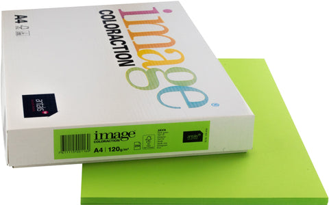 IMAGE COLORACTION Kopierpapier Java A4 266695 120g, maigrün 250 Blatt
