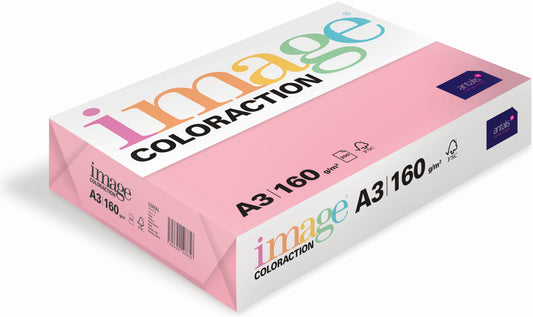 IMAGE COLORACTION Kopierpapier Coral A3 285139 160g, rosa 250 Blatt