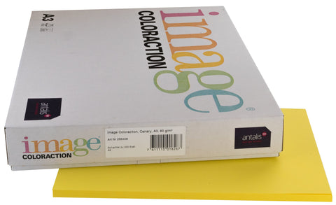 IMAGE COLORACTION Kopierpapier Canary A3 285483 120g, kanariengelb 250 Blatt