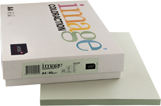 IMAGE COLORACTION Kopierpapier Iceland A4 291271 80g, grau 500 Blatt