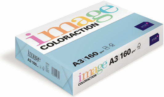 IMAGE COLORACTION Kopierpapier Iceberg A3 294536 120g, eisblau 250 Blatt