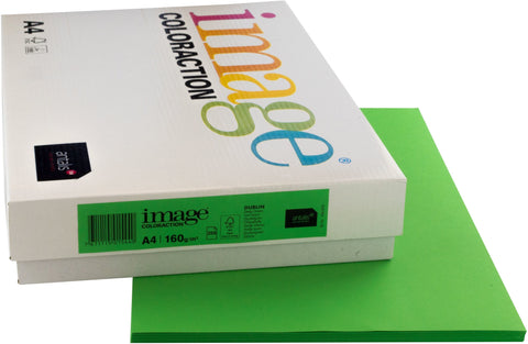 IMAGE COLORACTION Kopierpapier Dublin A4 385125 160g, dunkelgrün 250 Blatt