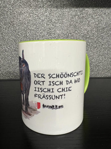 AC Crea Design - Schweizer Erbe Keramiktasse - 300ml "Kulturelle Echos Edition"