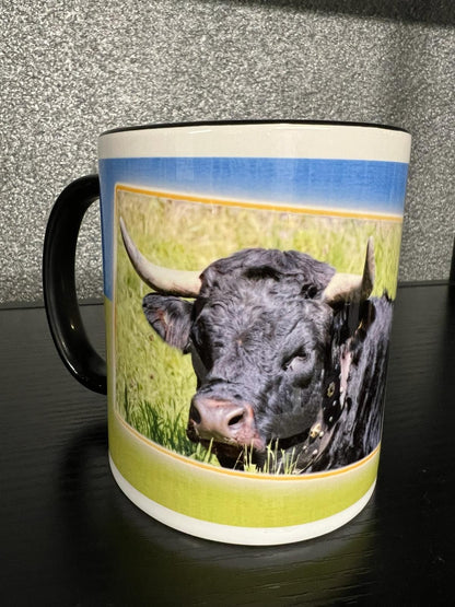 AC Crea Diseño - Taza de cerámica Alpine Meadows - 300ml "Edición de pastoreo en el valle"