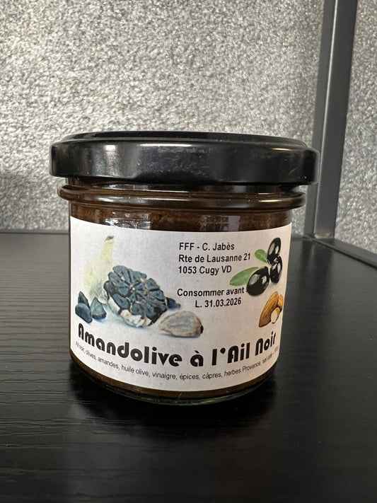 Fool Flavour Factory - Black Garlic &amp; Almond Olive Tapenade, 100g