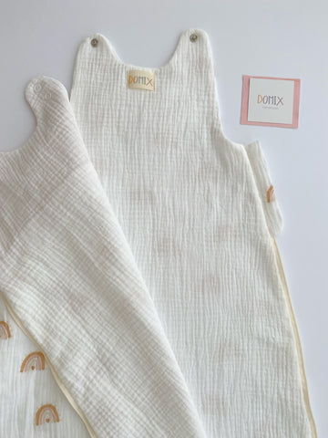 Muslin baby sleeping bag