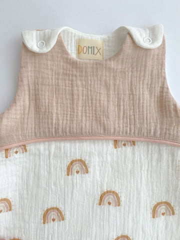 Muslin baby sleeping bag