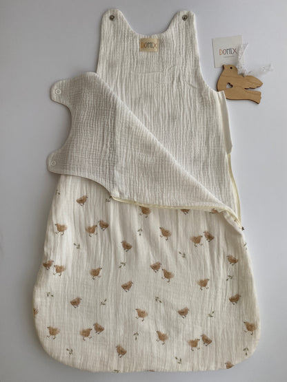 Muslin baby sleeping bag