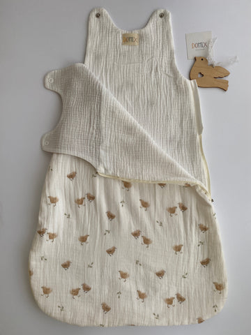 Muslin baby sleeping bag