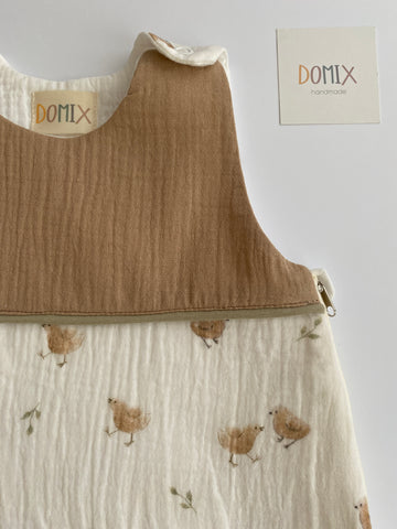 Muslin baby sleeping bag