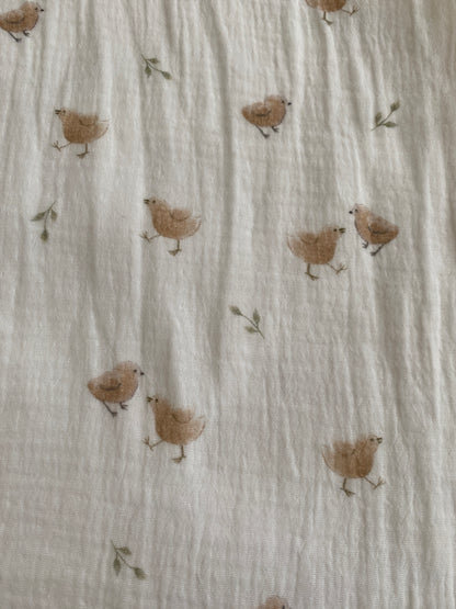 Muslin baby sleeping bag