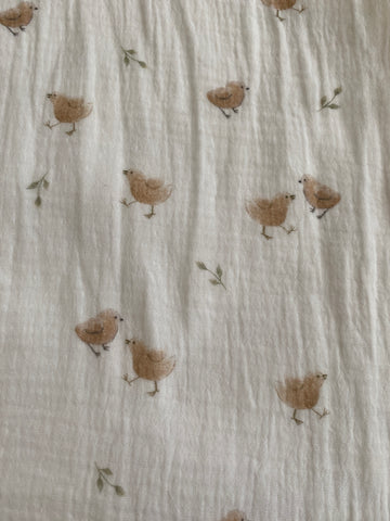 Muslin baby sleeping bag