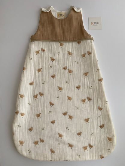 Muslin baby sleeping bag