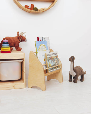 wooden shelf for book