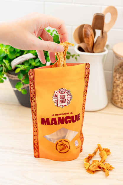 BioInka - Organic Dried Mangos -  🌴 Sun-Ripened Goodness Inside!