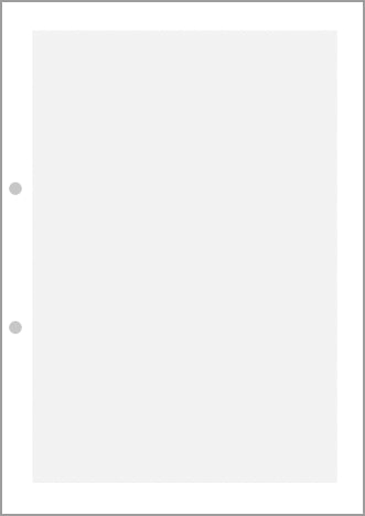 INGOLD-BIWA Heftblätter A4 02.342.0 weiss 90g, unliniert 500 Blatt