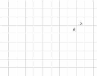 INGOLD-BIWA Heft 17,5x22cm 2.022055 weiss 90g 5x5mm kariert OR