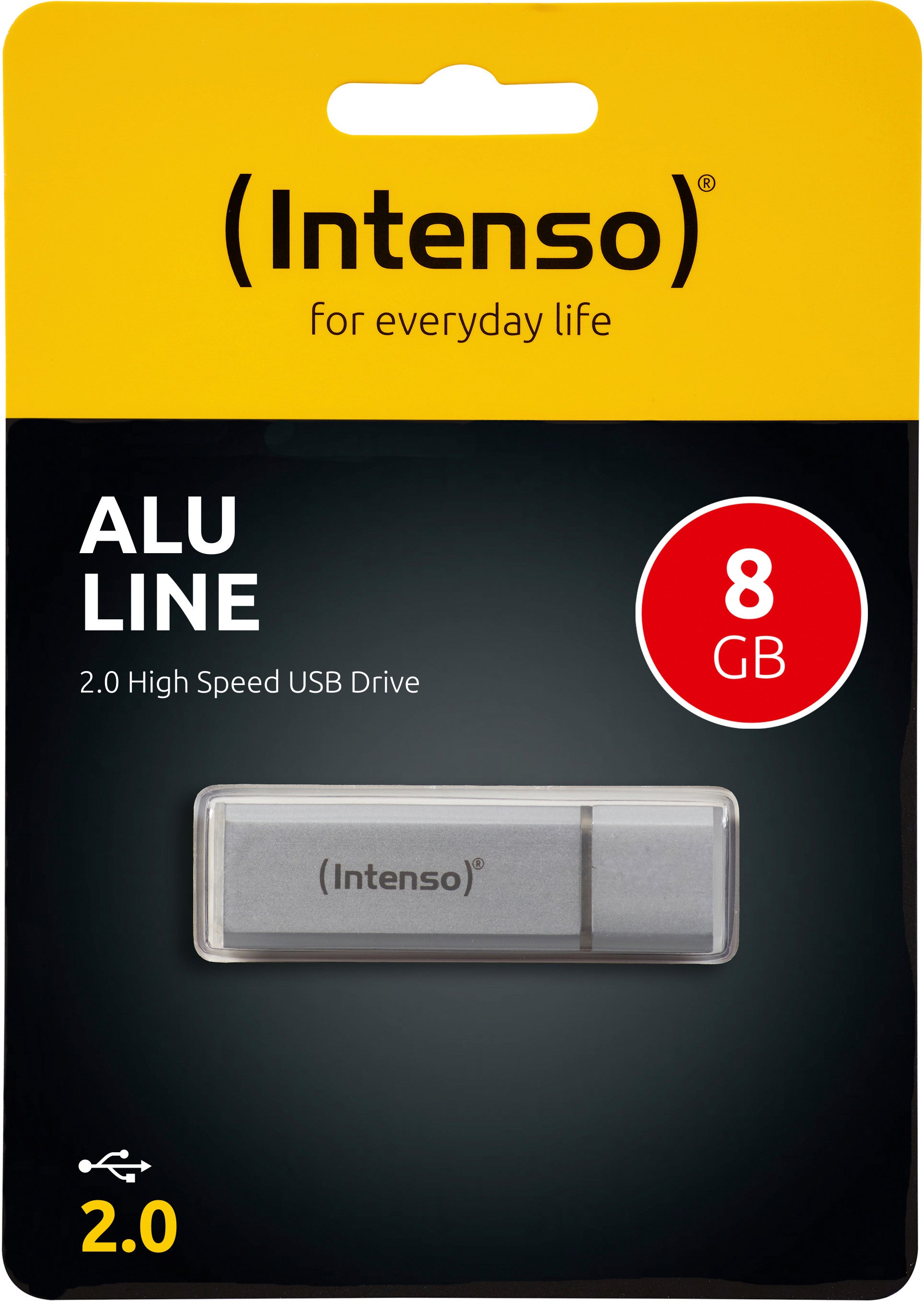 INTENSO USB-Stick Alu Line 8GB 3521461 USB 2.0 antracite