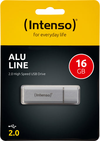 INTENSO USB-Stick Alu Line 16GB 3521472 USB 2.0 silver