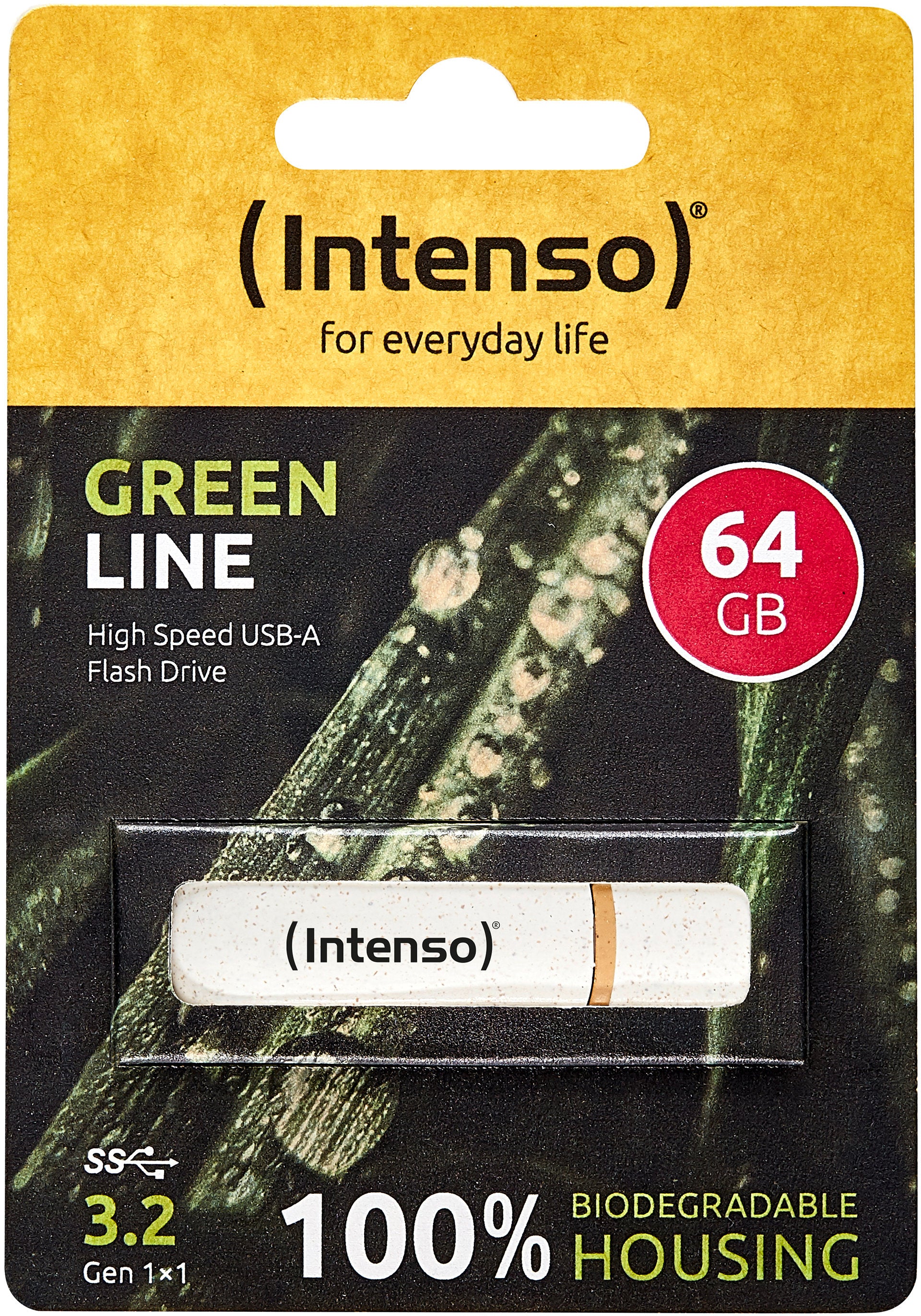 INTENSO USB-Stick Green Line 64GB 3540490 USB 3.2