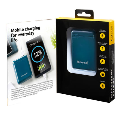 INTENSO Power Bank Petrol 7313537 10000 mAh
