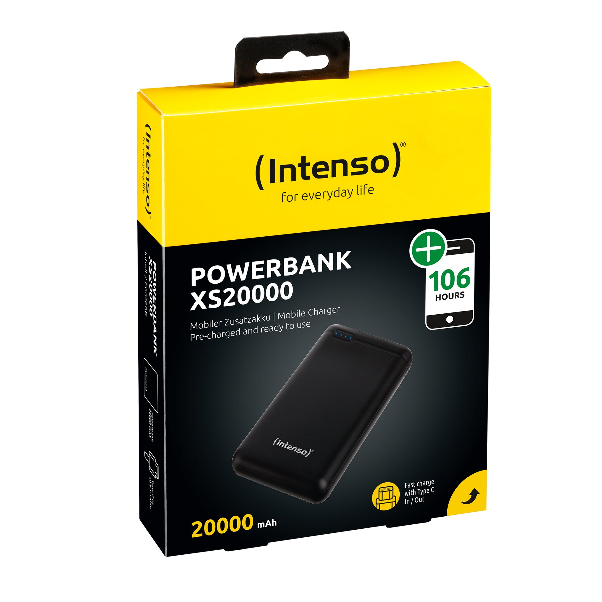 INTENSO Powerbank black 7313550 20000 mAh