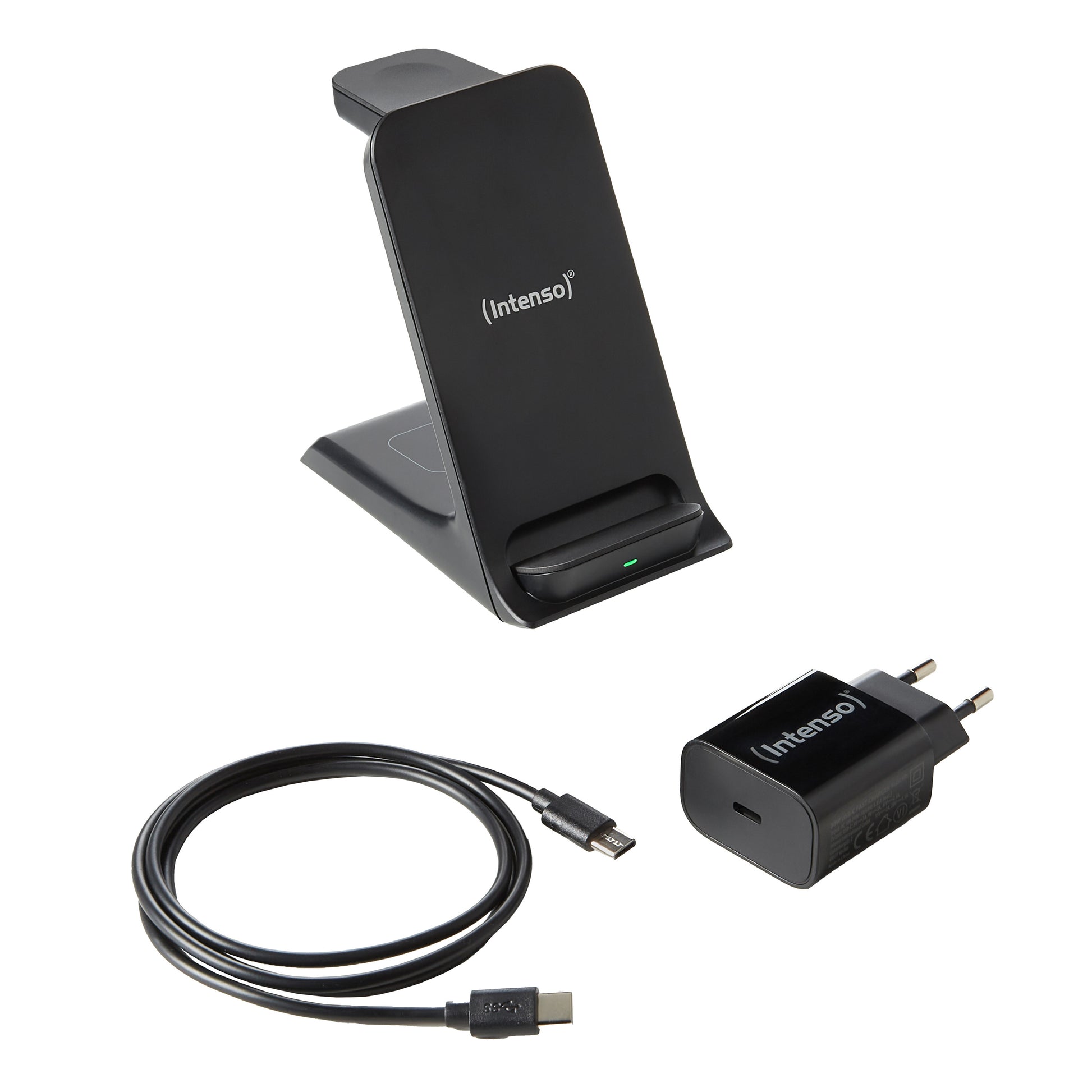 INTENSO Wireless Charging Stand BS13 7410621 Qi-certified, 3 in 1 black