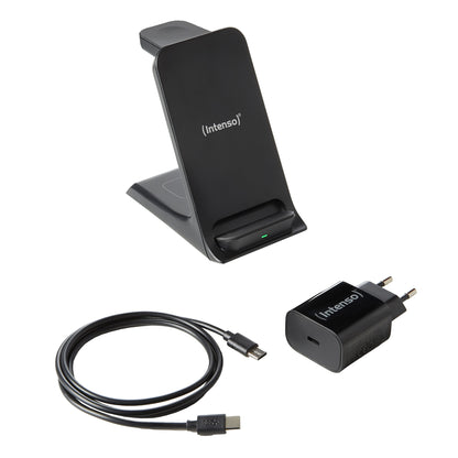 INTENSO Wireless Charging Stand BS13 7410621 Qi-certified, 3 in 1 black