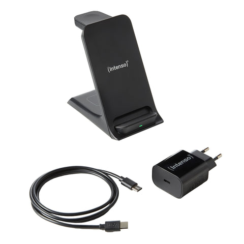 INTENSO Wireless Charging Stand BS13 7410621 Qi-certified, 3 in 1 black