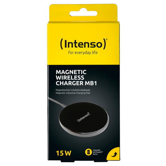 INTENSO Magnetic Wireless Charger MB1 7410710 MagSafe compatibility black