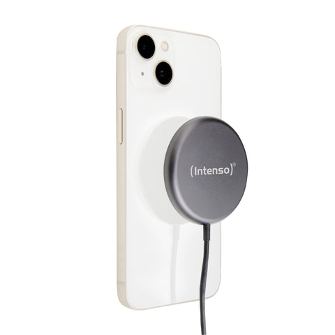 INTENSO Magnetic Wireless Charger MB1 7410710 MagSafe compatibility black