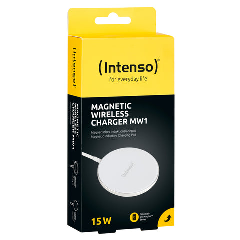 INTENSO Magnetic Wireless Charger MW1 7410712 MagSafe compatibility white
