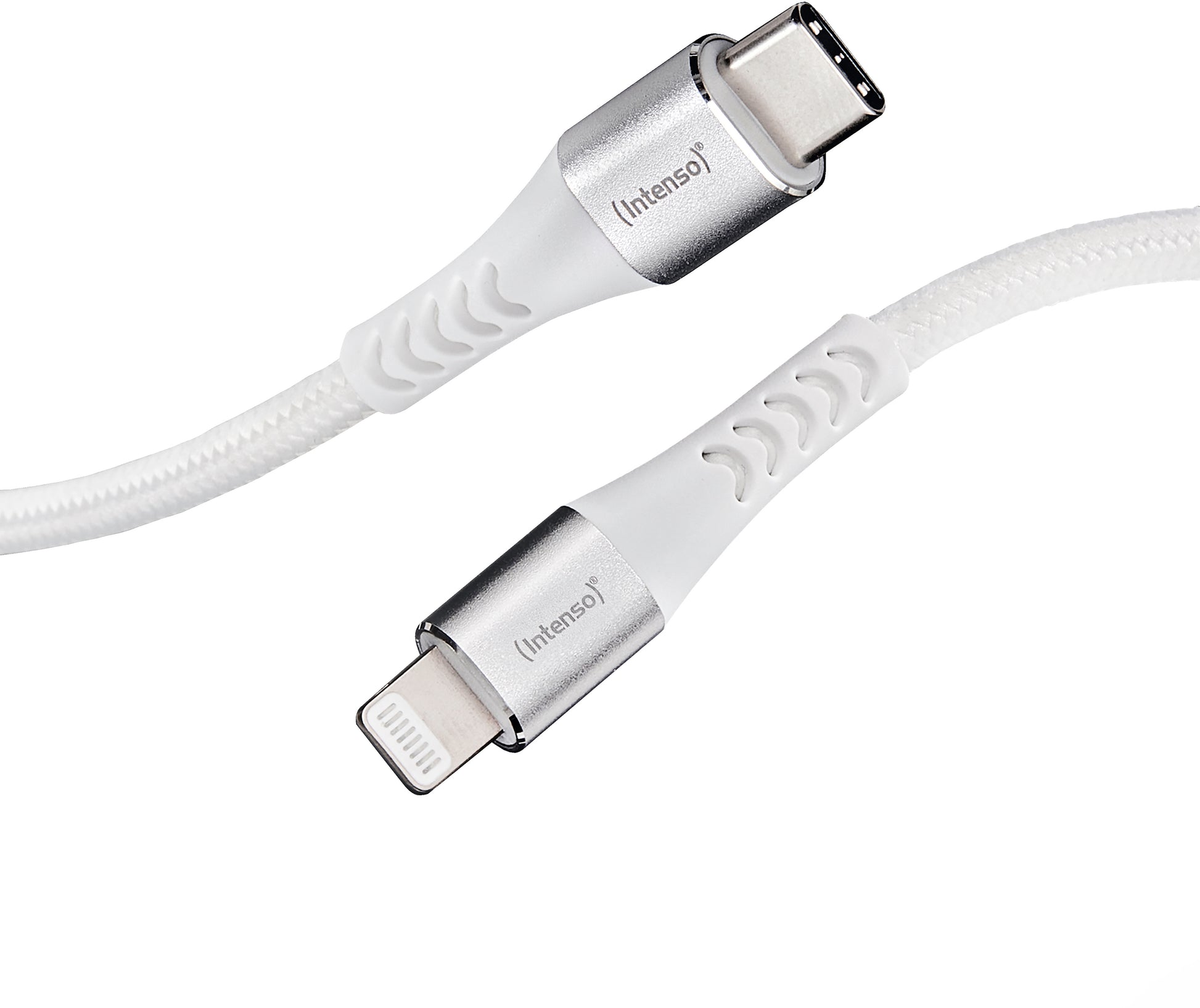 INTENSO Cable USB-C to Lightning 7902002 1.5 m, Nylon white